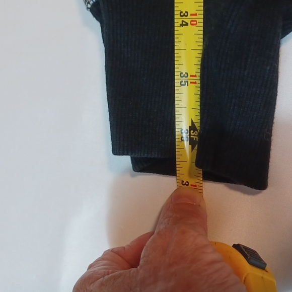 Gree Tea Gray & Black Zipper Pockets Jogger Pants  L  New No Tags - Picture 7 of 9